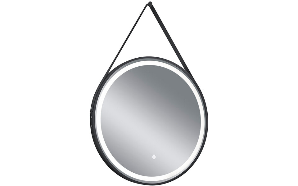 HLW LED LED Spiegel 60cm | 15W | Zwart | Touch | 3000-4000K | Rond HLW LED LED Spiegel 60cm | 15W | Zwart | Touch | 3000-4000K | Rond