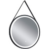 HLW LED LED Spiegel 60cm | 15W | Zwart | Touch | 3000-4000K | Rond HLW LED LED Spiegel 60cm | 15W | Zwart | Touch | 3000-4000K | Rond