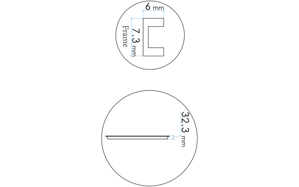 Wiesbaden LED Spiegel 80cm 18W | Geborsteld Messing | Dimbaar Touch