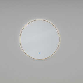 LED Spiegel 100cm | Dimbaar 110–240V | Messing, Touch LED Spiegel 100cm | Dimbaar 110–240V | Messing, Touch