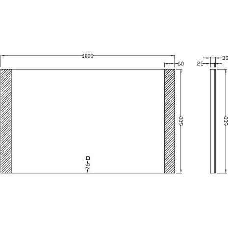 Wiesbaden LED Spiegel 100x60cm | 15W | Dimbaar & Verwarming Wiesbaden LED Spiegel 100x60cm | 15W | Dimbaar & Verwarming