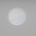 LED Spiegel 100cm | 30W | Dimbaar 3000-6500K | Messing