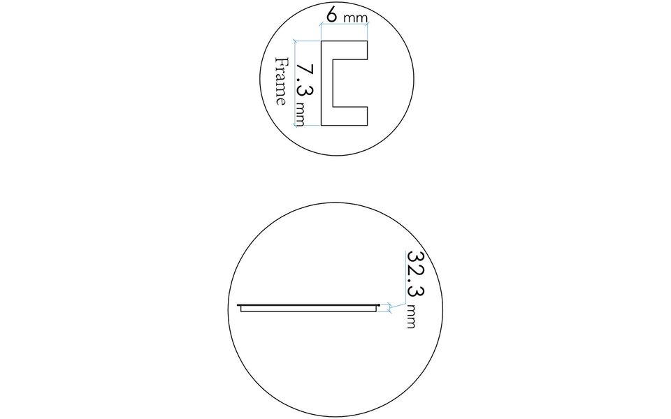 Wiesbaden LED Spiegel 100cm | 30W | Dimbaar 3000-6500K | Messing