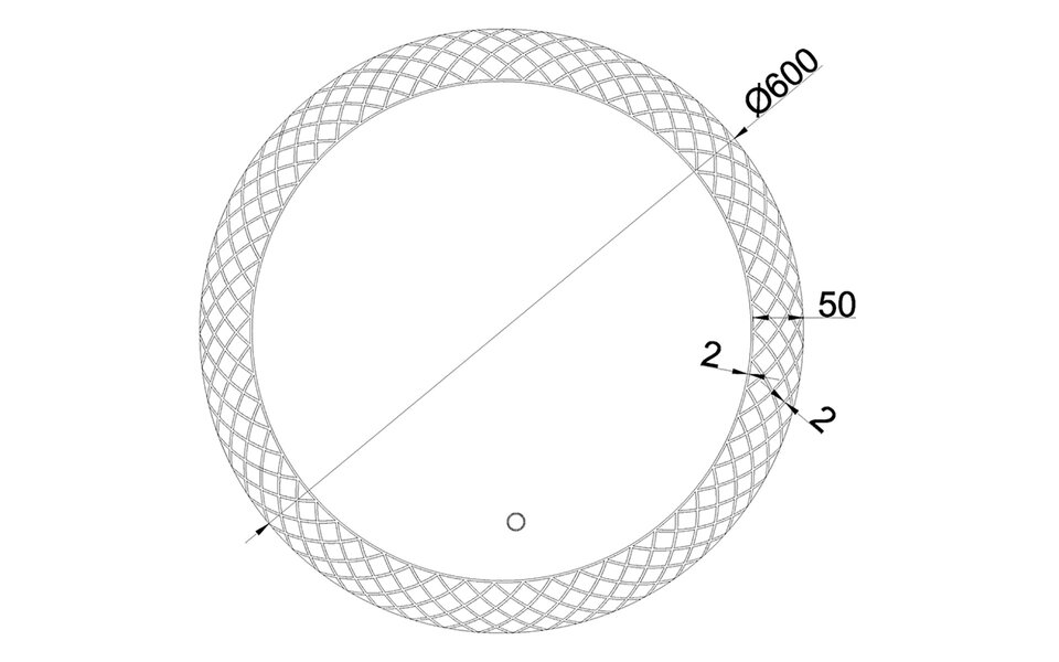 Wiesbaden LED Spiegel 60cm | 15W | 2800-6400K | Dimbaar & Touch | Rond Wiesbaden LED Spiegel 60cm | 15W | 2800-6400K | Dimbaar & Touch | Rond