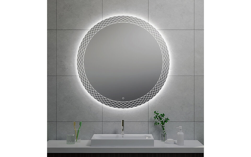Wiesbaden LED Spiegel 100cm | 15W | Instelbare Kleur & Dimbaar | Rond