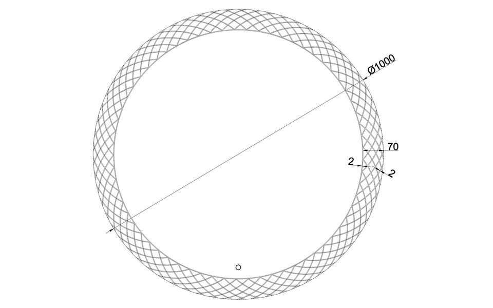 Wiesbaden LED Spiegel 100cm | 15W | Instelbare Kleur & Dimbaar | Rond