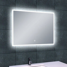 LED Spiegel 80x60cm | 20W | 6400K | Dimbaar & Verwarmd LED Spiegel 80x60cm | 20W | 6400K | Dimbaar & Verwarmd