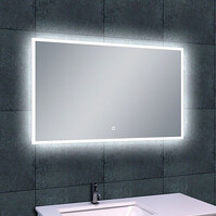 LED Spiegel 100x60cm | 20W | Dimbaar & Verwarmd | 6400K