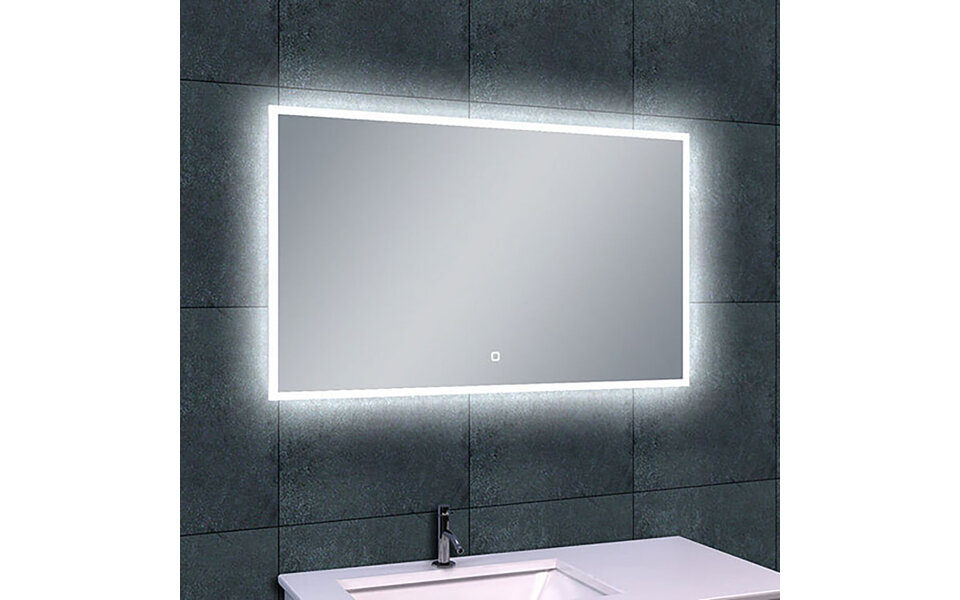 Wiesbaden LED Spiegel 100x60cm | 20W | Dimbaar & Verwarmd | 6400K