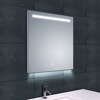 LED Spiegel 60x60cm | 6W | 3000–6400K | Dimbaar & Verwarming