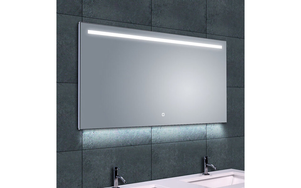 Wiesbaden LED Spiegel 120x60cm | 15W | Dimbaar 3000–6400K | Verwarming
