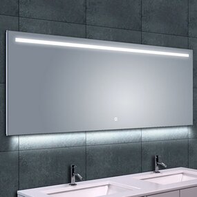 LED Spiegel 160x60cm | 15W | Dimbaar/Verwarming/Kleurtemp LED Spiegel 160x60cm | 15W | Dimbaar/Verwarming/Kleurtemp