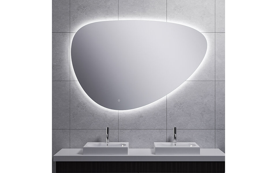 Wiesbaden LED Spiegel 140cm |20W| Instelb. 2800–6400K | Dimbaar | Verw Wiesbaden LED Spiegel 140cm |20W| Instelb. 2800–6400K | Dimbaar | Verw