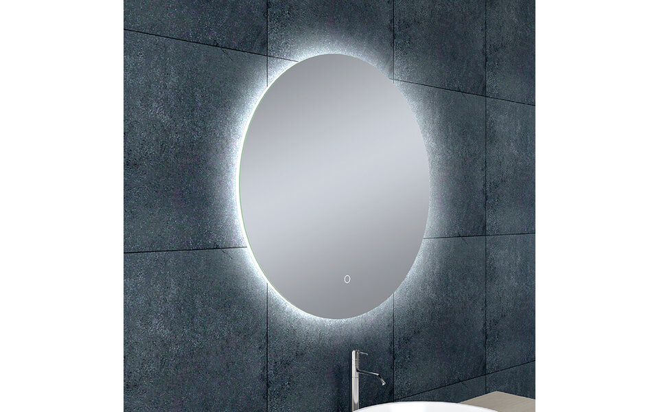 Wiesbaden LED Spiegel 60cm | 20W | 3000-6400K | Dimbaar & Verwarming
