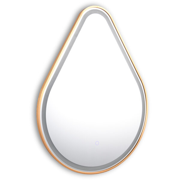 HLW LED LED Spiegel 60x80cm | 20W | Goud | IP44 | 3000/4000K HLW LED LED Spiegel 60x80cm | 20W | Goud | IP44 | 3000/4000K