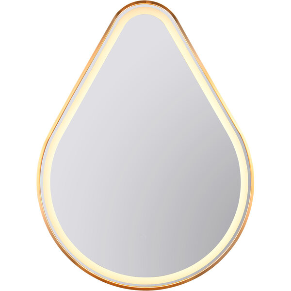 HLW LED LED Spiegel 60x80cm | 20W | Goud | IP44 | 3000/4000K HLW LED LED Spiegel 60x80cm | 20W | Goud | IP44 | 3000/4000K