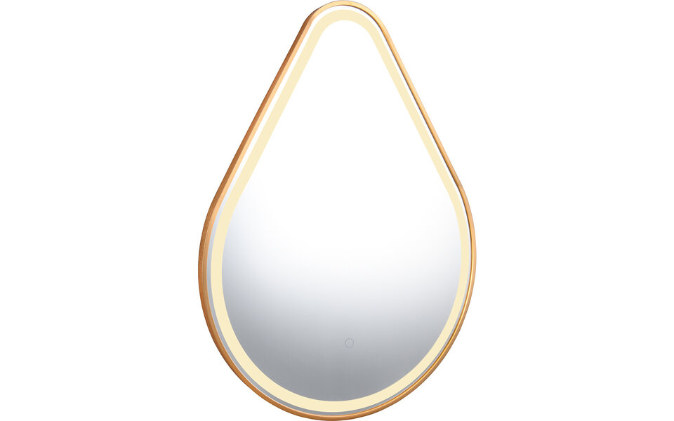 HLW LED LED Spiegel 60x80cm | 20W | Goud | IP44 | 3000/4000K