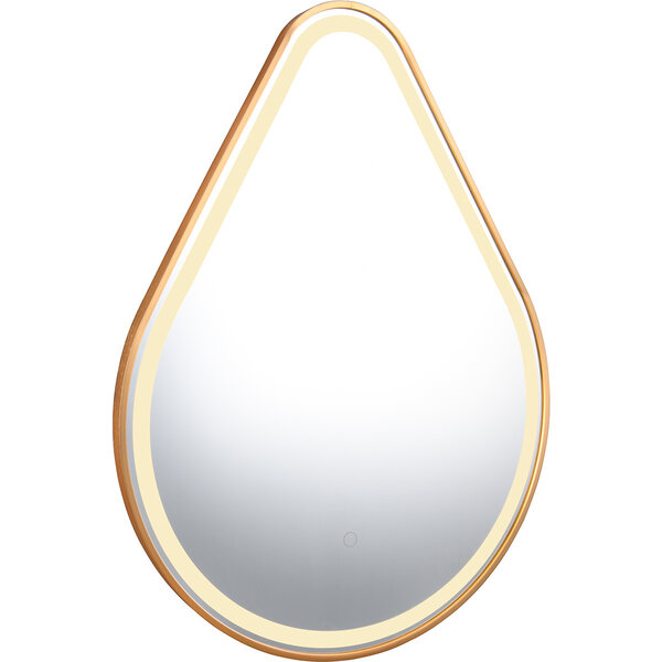 HLW LED LED Spiegel 60x80cm | 20W | Goud | IP44 | 3000/4000K HLW LED LED Spiegel 60x80cm | 20W | Goud | IP44 | 3000/4000K