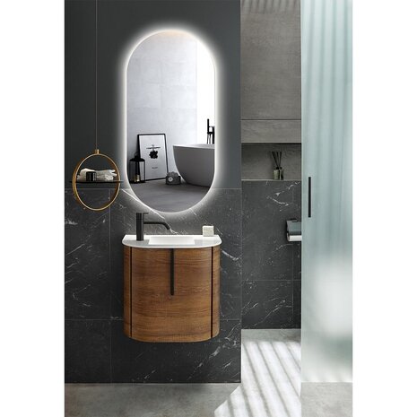 HLW LED LED Spiegel 40x75cm 24W | 3000-6000K | Verwarming & Dimbaar