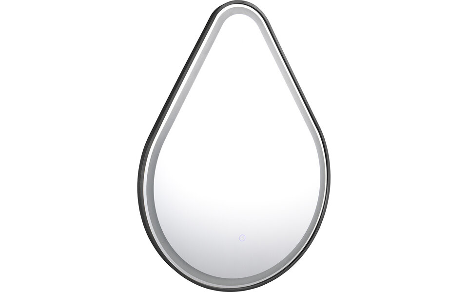 HLW LED LED Spiegel 60x80cm | 20W | Zwart | IP44, 3000-4000K