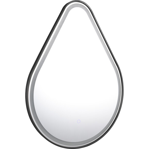 HLW LED LED Spiegel 60x80cm | 20W | Zwart | IP44, 3000-4000K HLW LED LED Spiegel 60x80cm | 20W | Zwart | IP44, 3000-4000K