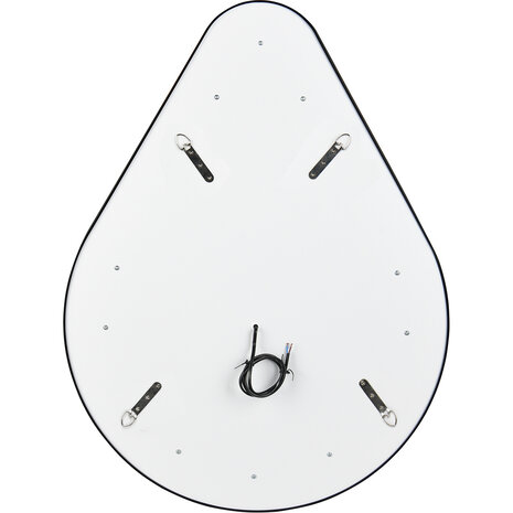 HLW LED LED Spiegel 60x80cm | 20W | Zwart | IP44, 3000-4000K HLW LED LED Spiegel 60x80cm | 20W | Zwart | IP44, 3000-4000K