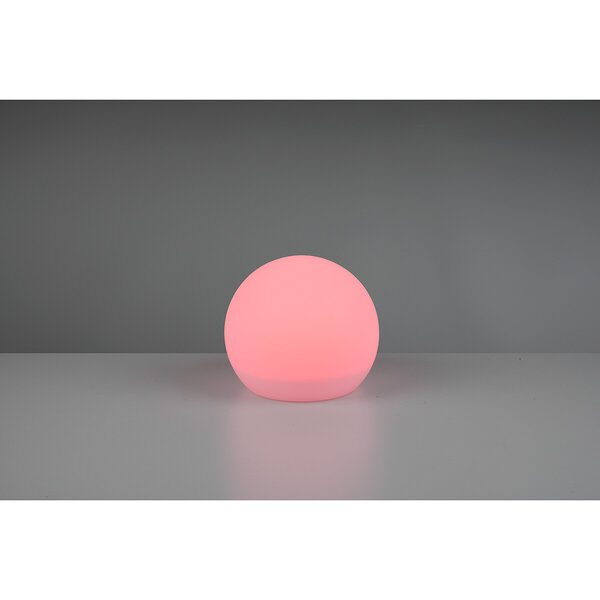 HLW LED Ronde LED Tafellamp met Sensor, RGB, Warm Wit 2700K–3000K en Spatwaterdicht IP44