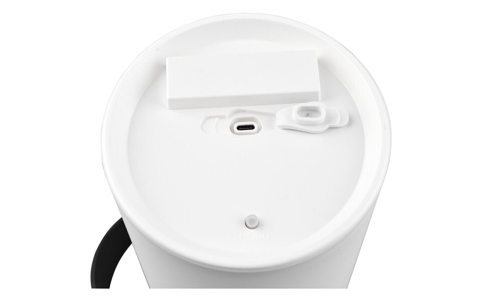 HLW LED Waterdichte LED Tafellamp met USB & Solar, RGBW kleuren, ronde witte HLW LED Waterdichte LED Tafellamp met USB & Solar, RGBW kleuren, ronde witte