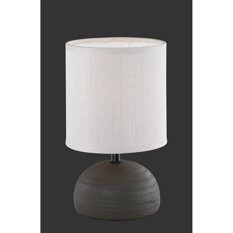 HLW LED LED Tafellamp Mat Bruin - Ronde & Met E14 Fitting HLW LED LED Tafellamp Mat Bruin - Ronde & Met E14 Fitting