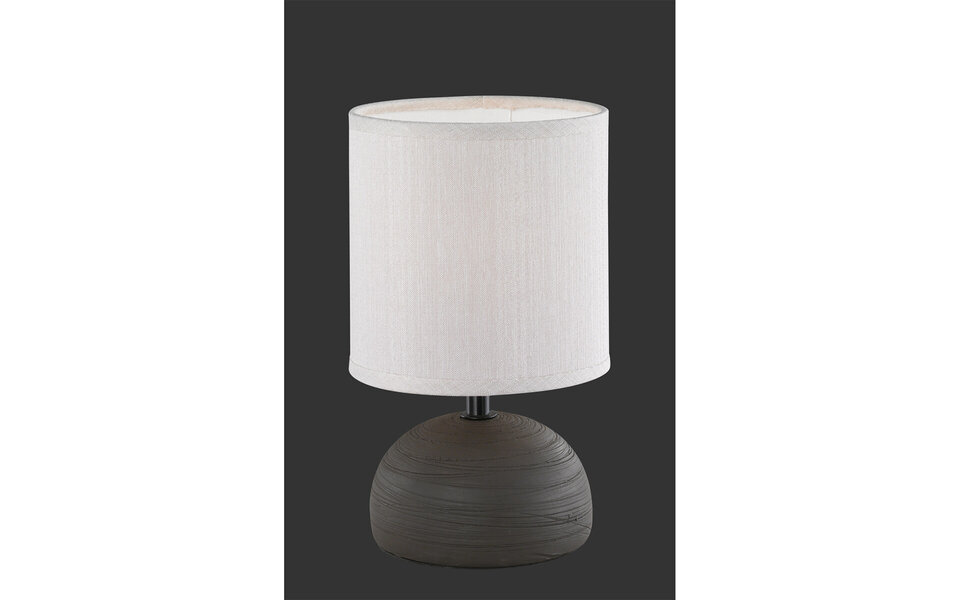 HLW LED LED Tafellamp Mat Bruin - Ronde  &  Met E14 Fitting