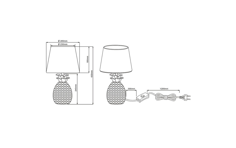 HLW LED LED Tafellamp Mat Goud - Ronde  & Gouden