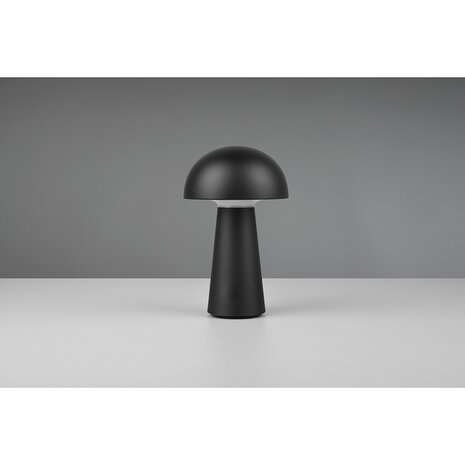 HLW LED Dimbare LED Tafellamp met USB Oplaadfunctie - Mat Zwart, Warm Wit 3000K, Spatwaterdicht IP44 HLW LED Dimbare LED Tafellamp met USB Oplaadfunctie - Mat Zwart, Warm Wit 3000K, Spatwaterdicht IP44