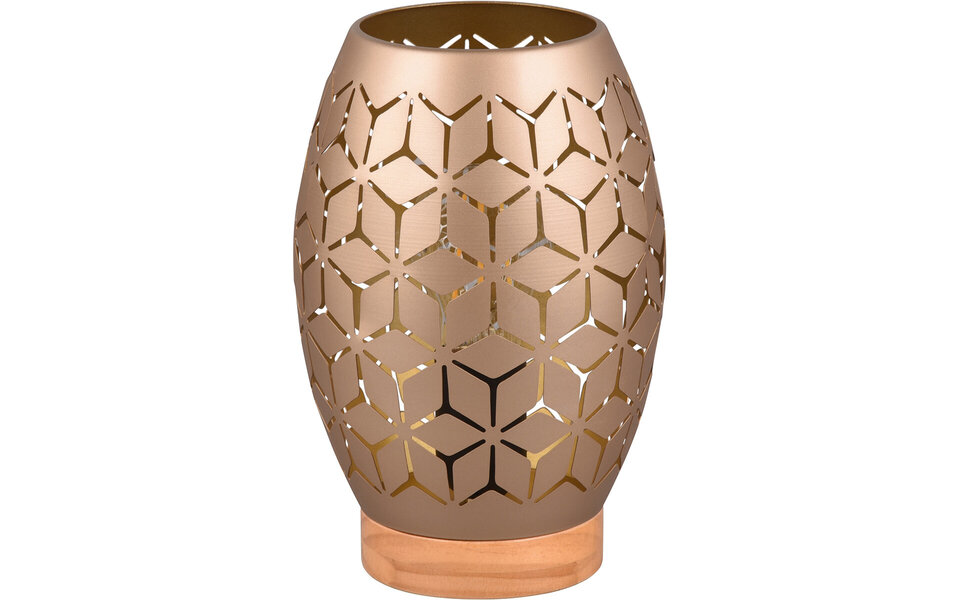 HLW LED LED Tafellamp Coffee Metaal met E27 Fitting - Stijlvolle Tafel- en