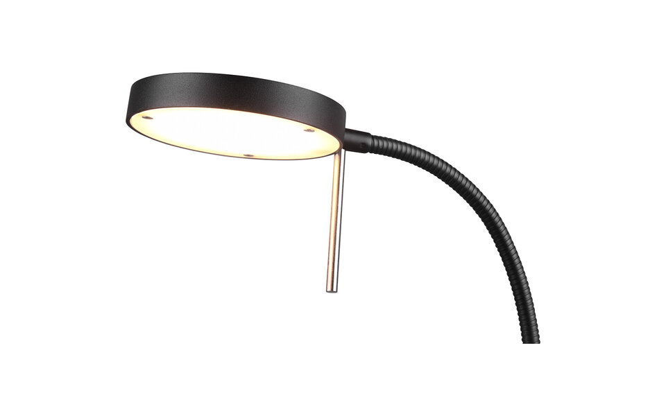 HLW LED Dimbare LED Tafellamp Trion Monzino - 12W - Ronde  - Mat Zwart