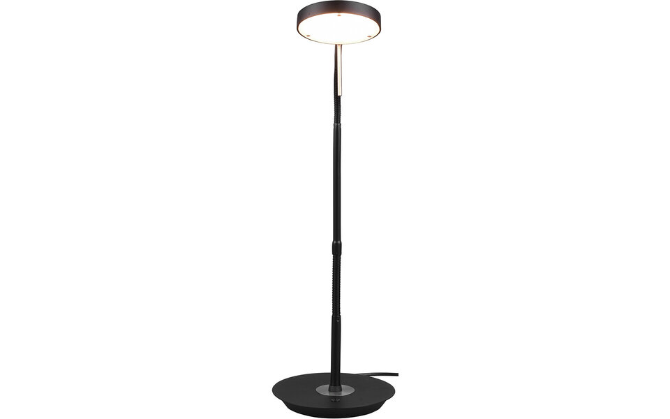 HLW LED Dimbare LED Tafellamp Trion Monzino - 12W - Ronde  - Mat Zwart