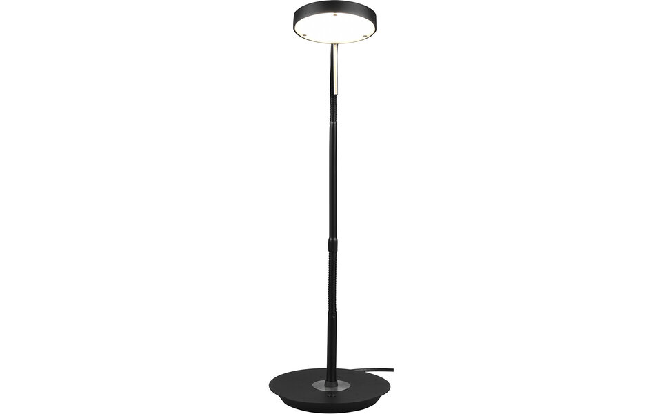 HLW LED Dimbare LED Tafellamp Trion Monzino - 12W - Ronde  - Mat Zwart