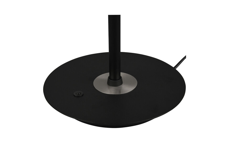 HLW LED Dimbare LED Tafellamp Trion Monzino - 12W - Ronde  - Mat Zwart