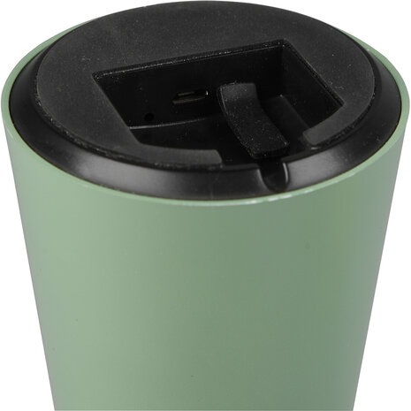 HLW LED Dimbare LED Tafellamp met USB Oplaadfunctie - Warm Wit 3000K - Spatwaterdicht IP44 - Mat Groen HLW LED Dimbare LED Tafellamp met USB Oplaadfunctie - Warm Wit 3000K - Spatwaterdicht IP44 - Mat Groen