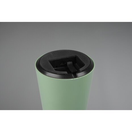 HLW LED Dimbare LED Tafellamp met USB Oplaadfunctie - Warm Wit 3000K - Spatwaterdicht IP44 - Mat Groen HLW LED Dimbare LED Tafellamp met USB Oplaadfunctie - Warm Wit 3000K - Spatwaterdicht IP44 - Mat Groen