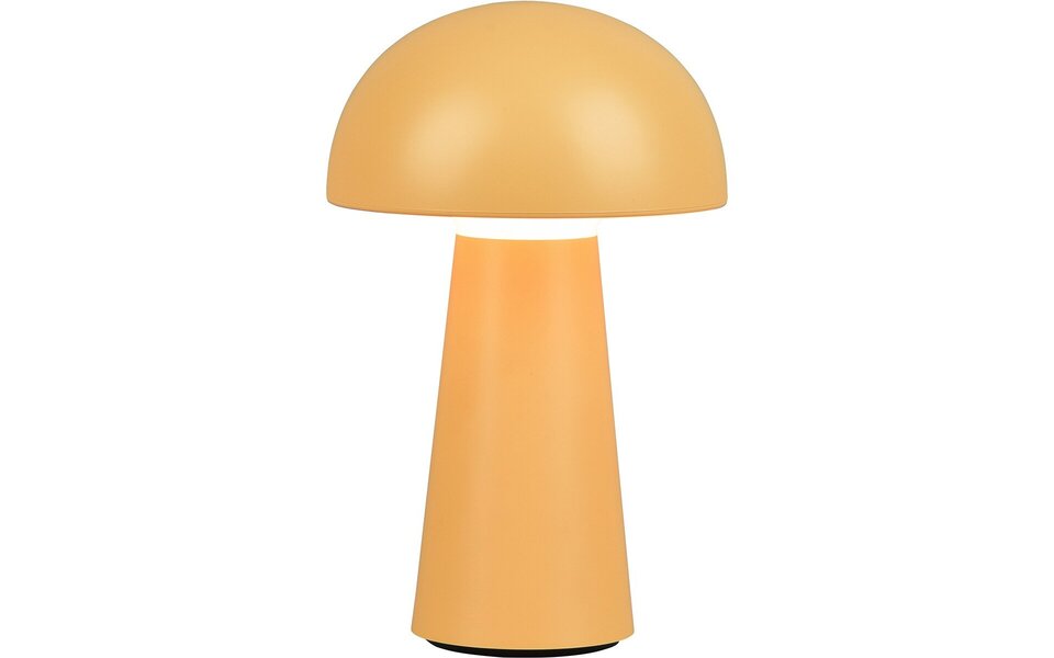 HLW LED Trion Lenio Dimbare LED Tafellamp 2W - USB Oplaadbaar, Warm Wit 3000K, IP44 Spatwaterdicht, Mat Oranje HLW LED Trion Lenio Dimbare LED Tafellamp 2W - USB Oplaadbaar, Warm Wit 3000K, IP44 Spatwaterdicht, Mat Oranje