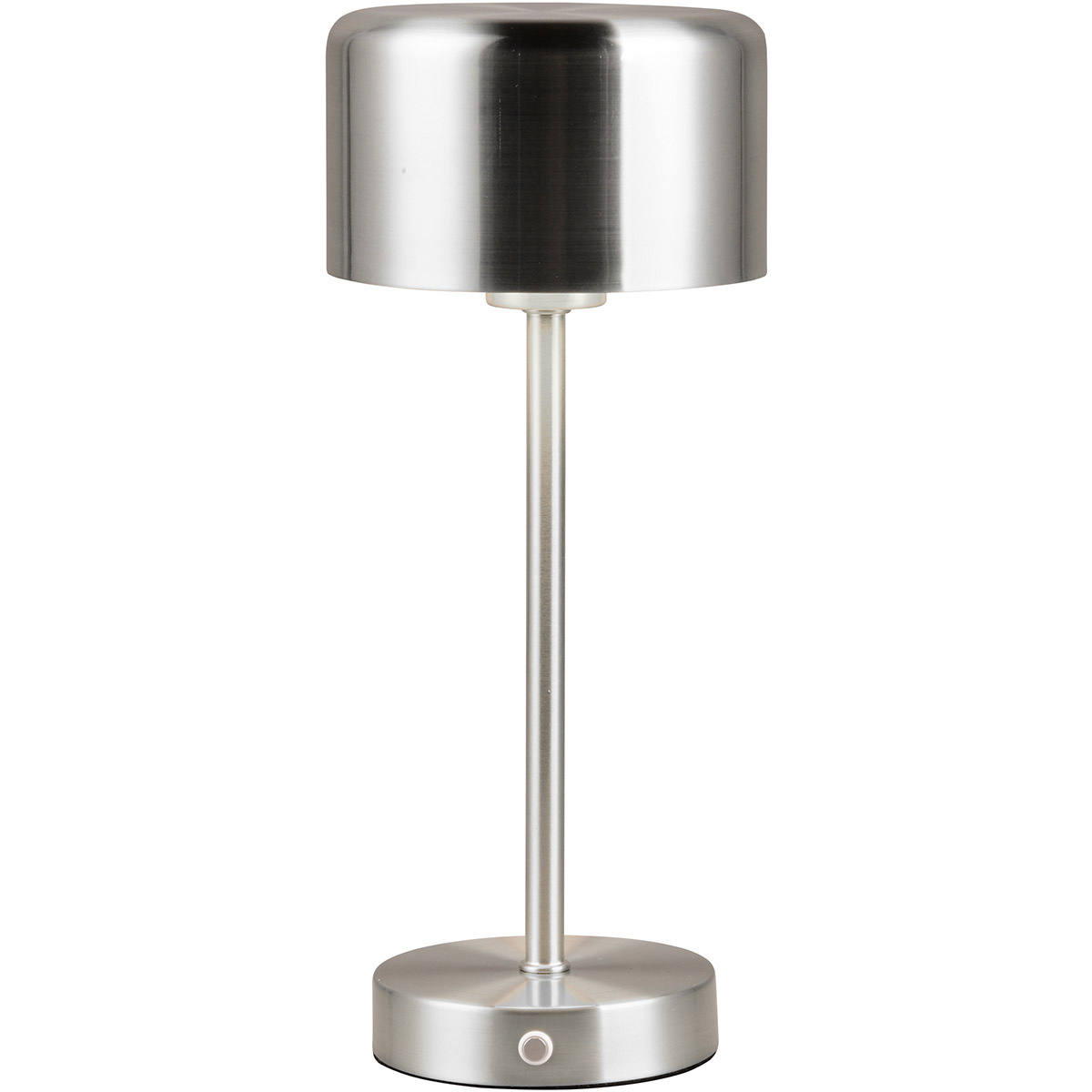 LED Tafellamp Trion Feli - 1.5W Warm Wit 3000K, Nikkel Metaal, Oplaadbaar