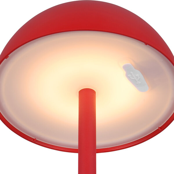 HLW LED LED Tafellamp Trion Rado - 1.7W Warm Wit 3000K, Oplaadbare Batterijen, Stijlvolle Stoffen Kap HLW LED LED Tafellamp Trion Rado - 1.7W Warm Wit 3000K, Oplaadbare Batterijen, Stijlvolle Stoffen Kap