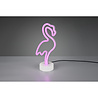 HLW LED LED Tafellamp Flamingo 1W met USB - Ronde LED Lamp Mat Wit en Flamingo Design HLW LED LED Tafellamp Flamingo 1W met USB - Ronde LED Lamp Mat Wit en Flamingo Design