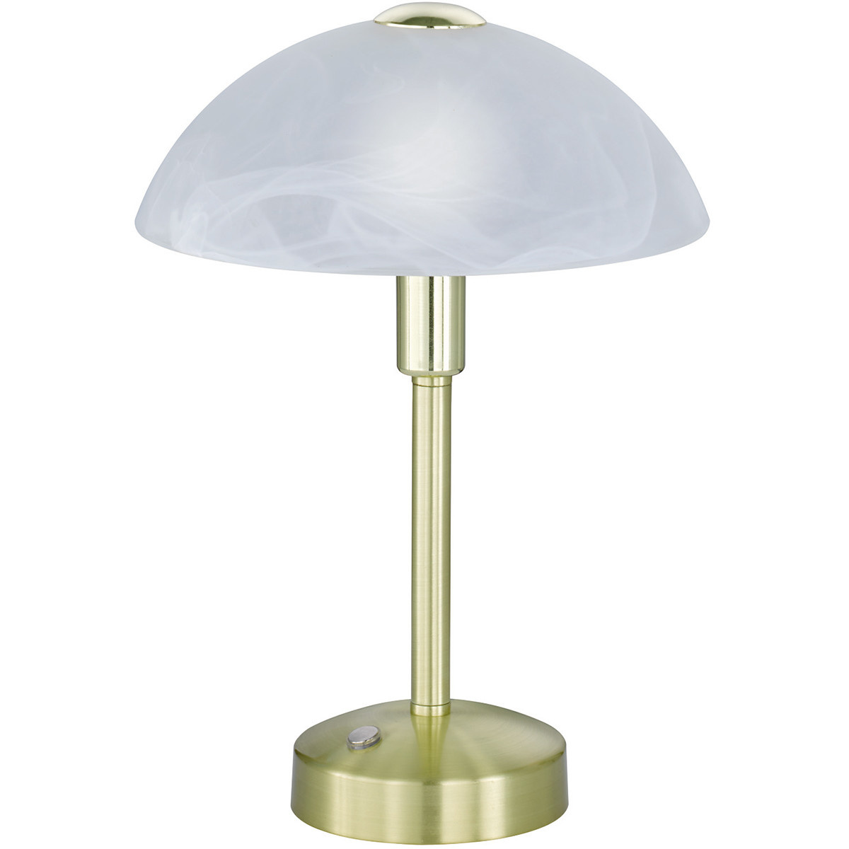 LED Tafellamp Trion Dontra - Ronde Mat Gouden LED Lamp - Warm Wit 3000K, 4W LED