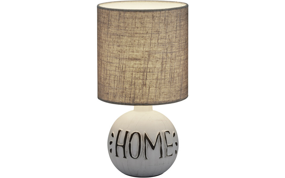 HLW LED LED Tafellamp Mat Grijs - Ronde  & E14 Fitting | Trion Ernami