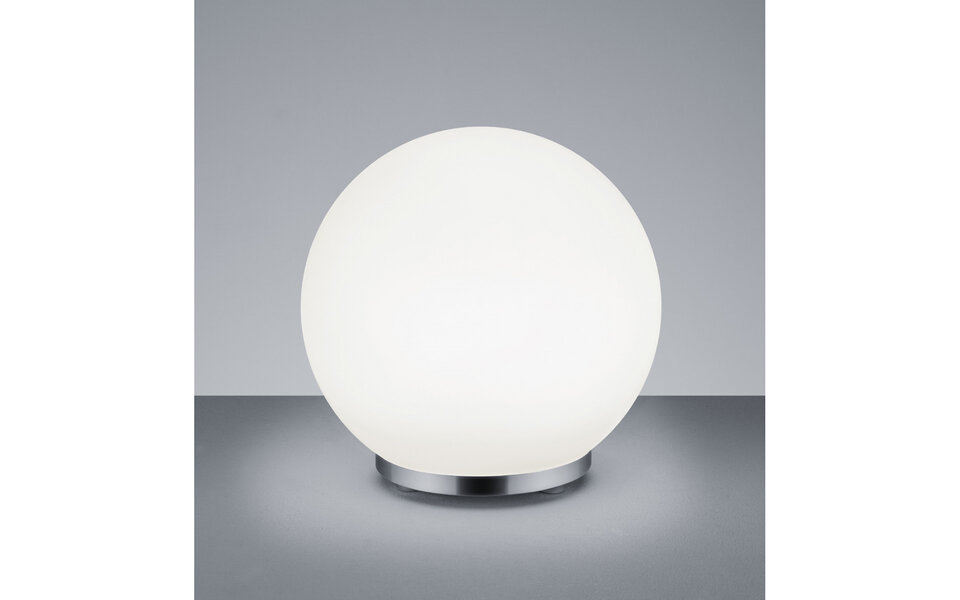 HLW LED Dimbare LED Tafellamp Trion Geron – Rond, Warm Wit 3000K, RGBW, 5.5W, Mat Chroom HLW LED Dimbare LED Tafellamp Trion Geron – Rond, Warm Wit 3000K, RGBW, 5.5W, Mat Chroom