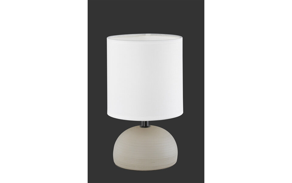 HLW LED LED Tafellamp Mat Grijs - Keramiek, E14 Fitting & Ronde