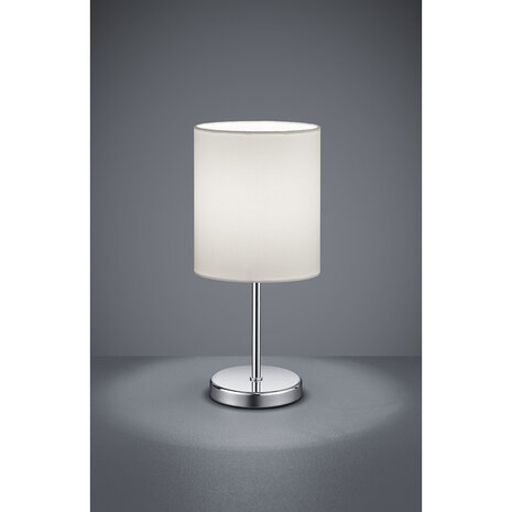 HLW LED LED Tafellamp Mat Wit - Ronde & Witte E14 Fitting HLW LED LED Tafellamp Mat Wit - Ronde & Witte E14 Fitting