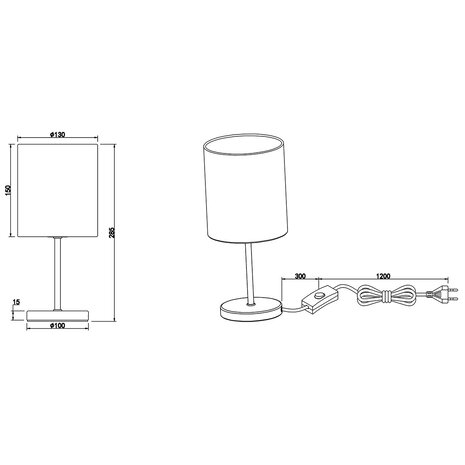 HLW LED LED Tafellamp Mat Wit - Ronde & Witte E14 Fitting HLW LED LED Tafellamp Mat Wit - Ronde & Witte E14 Fitting