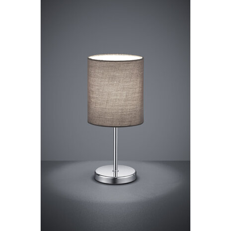 HLW LED Stijlvolle LED Tafellamp Mat Grijs – Ronde & Combinatie HLW LED Stijlvolle LED Tafellamp Mat Grijs – Ronde & Combinatie